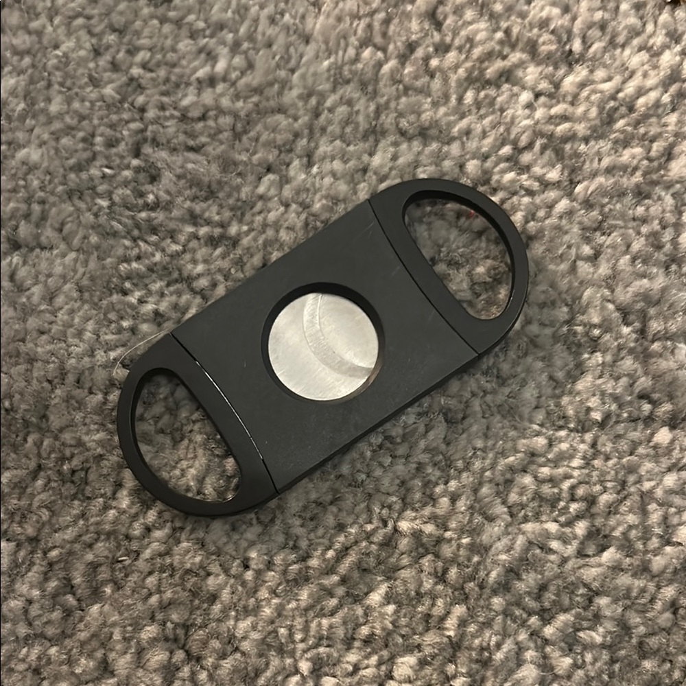 Black and Silver Cigar Cutter